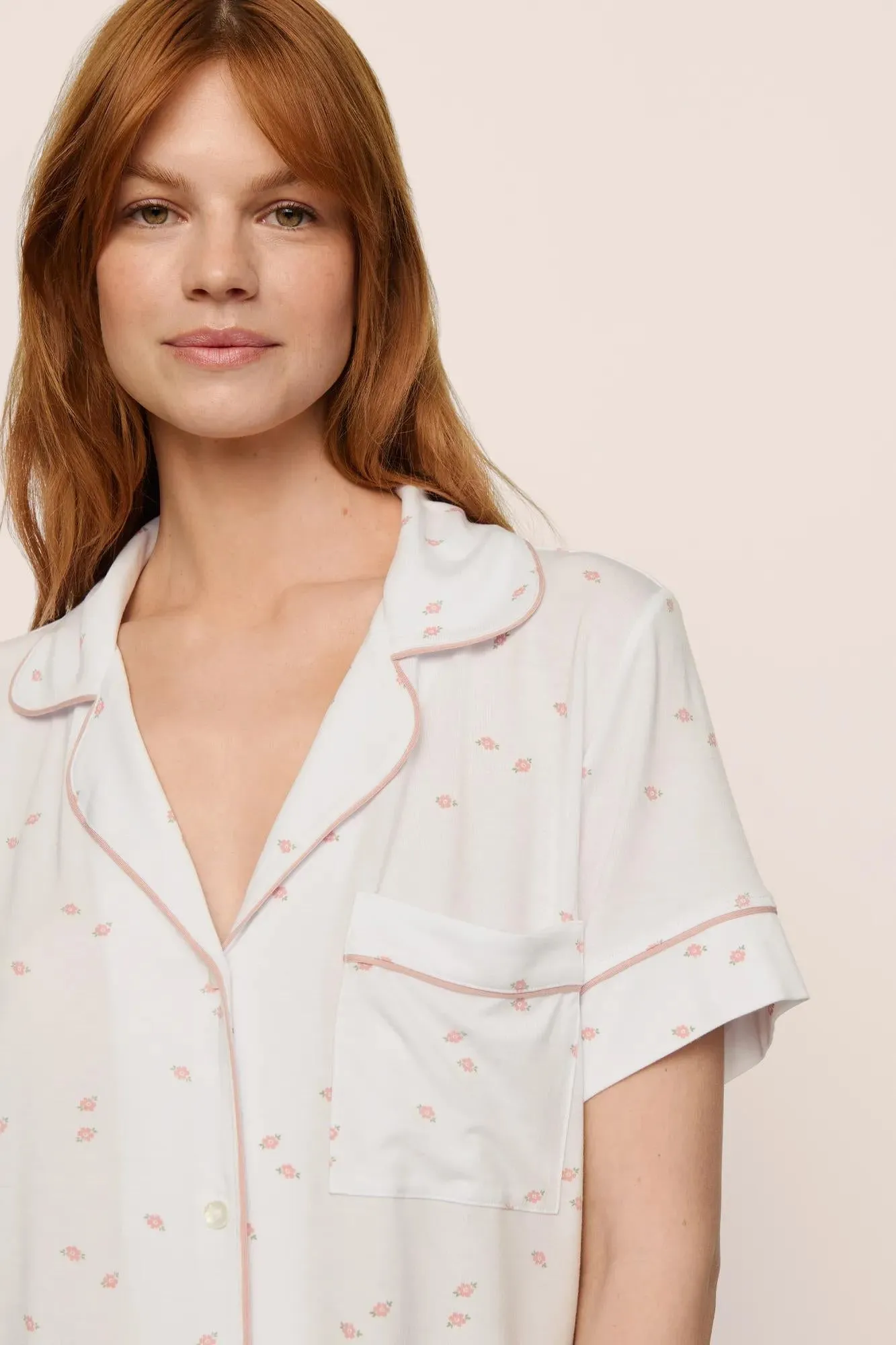Gisele Printed TENCEL™ Modal Relaxed Short PJ Set sold by Eberjey product image thumbnail 2