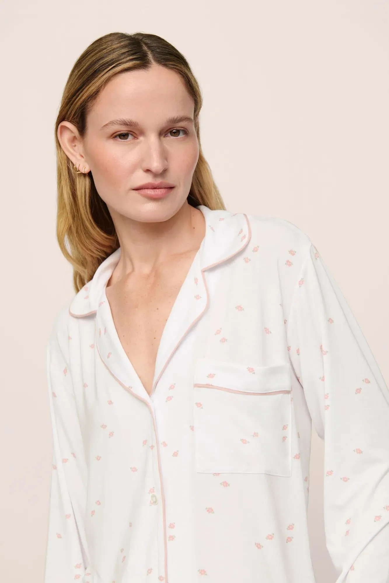 Gisele Printed TENCEL™ Modal Long PJ Set sold by Eberjey product image thumbnail 2
