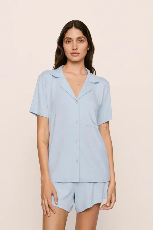 Gisele TENCEL™ Modal Rib Relaxed Short PJ Set sold by Eberjey