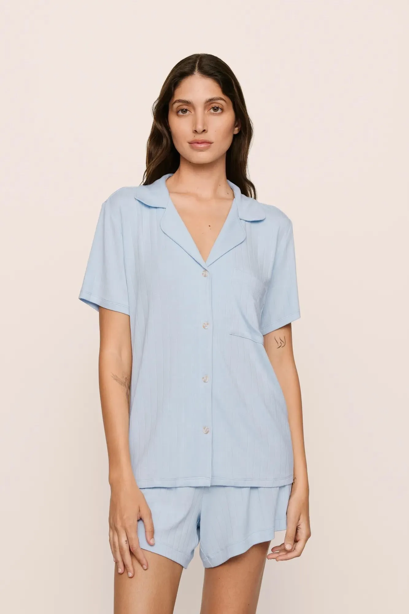 Gisele TENCEL™ Modal Rib Relaxed Short PJ Set sold by Eberjey