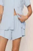 Gisele TENCEL™ Modal Rib Relaxed Short PJ Set sold by Eberjey