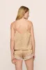 Washable Silk Printed Lace Cami & Short Set sold by Eberjey