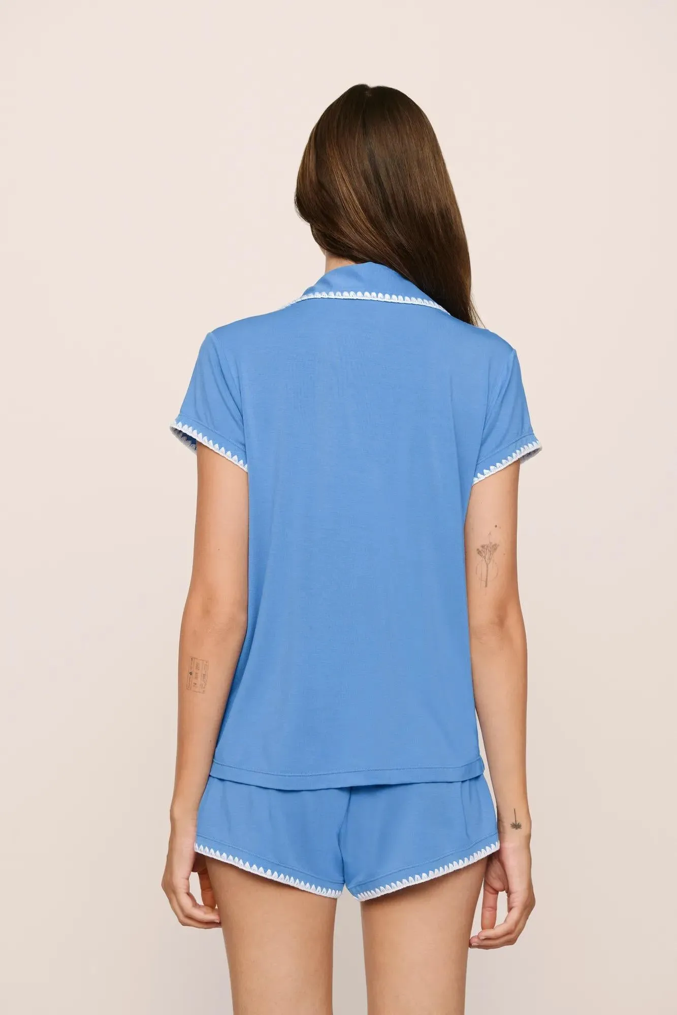 Frida TENCEL™ Modal Shortie Short PJ Set sold by Eberjey product image thumbnail 3