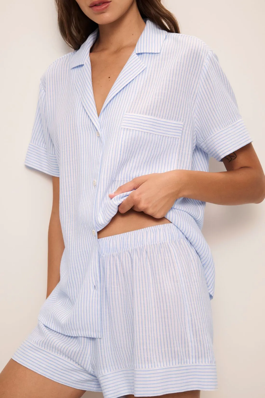 Nautico Shortie Short PJ Set sold by Eberjey product image thumbnail 2