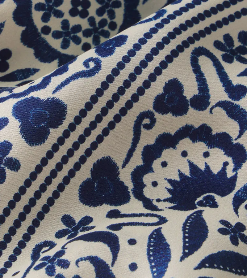 Eberjey x Casa Del Sol - Inez Washable Silk Printed Long PJ Set sold by Eberjey product image thumbnail 5