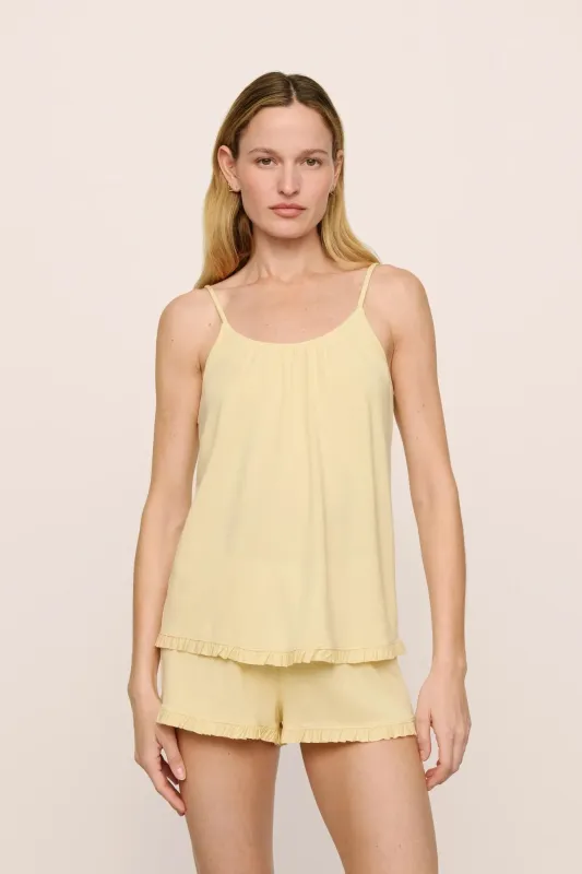 Gisele TENCEL™ Modal Ruffle Cami & Shortie Short Set sold by Eberjey