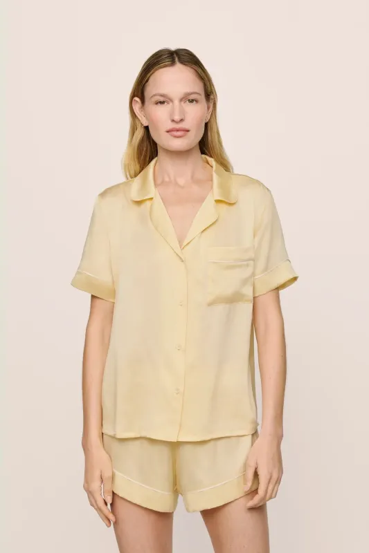 Inez Washable Silk Short PJ Set sold by Eberjey