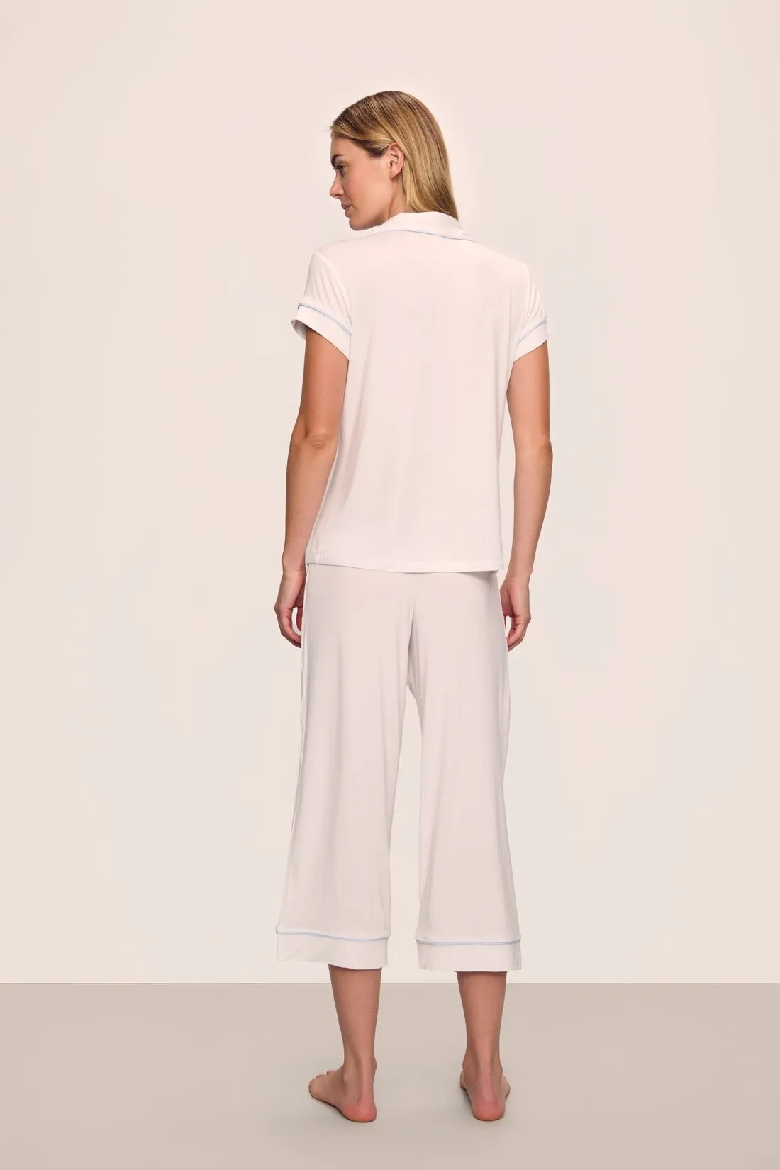 Gisele TENCEL™ Modal Short Sleeve Cropped PJ Set sold by Eberjey product image thumbnail 4