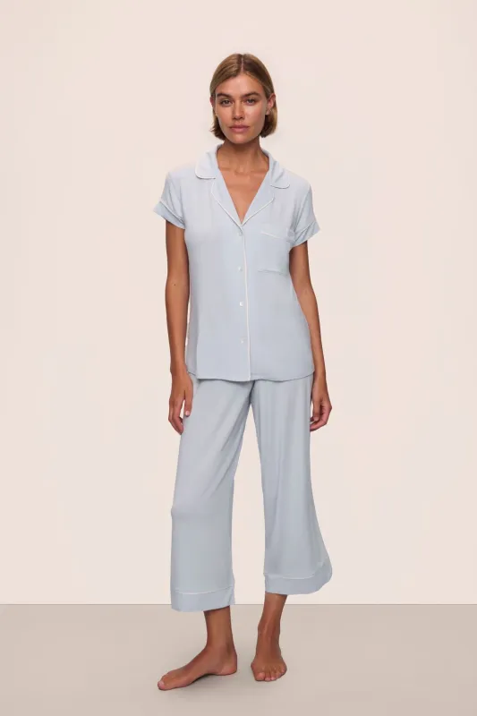 Gisele TENCEL™ Modal Short Sleeve Cropped PJ Set sold by Eberjey