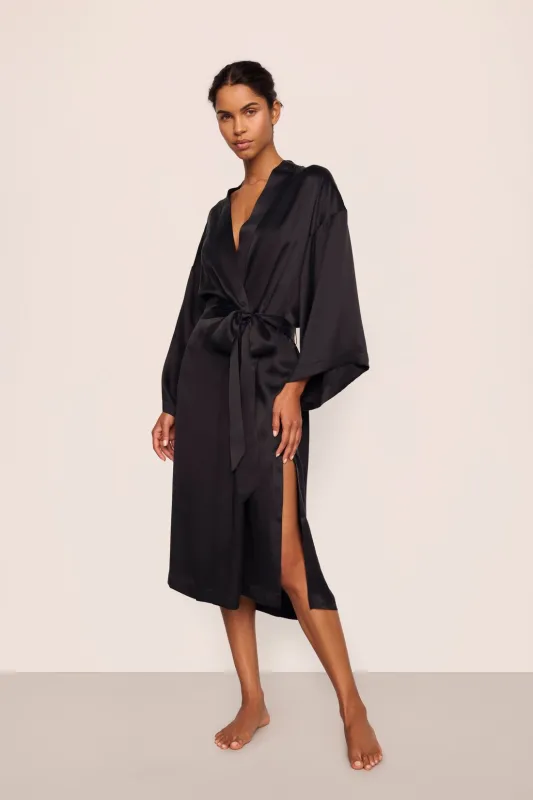 Inez Washable Silk Robe sold by Eberjey