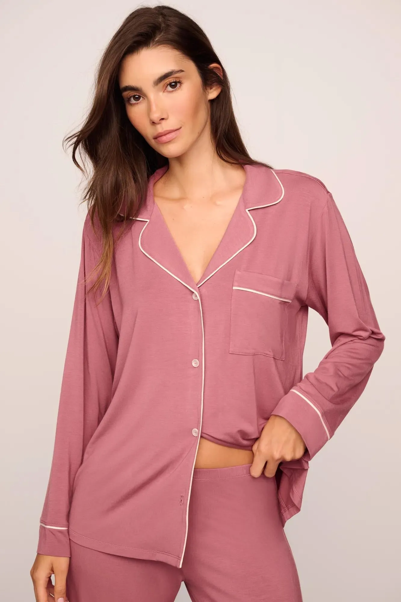 Gisele TENCEL™ Modal Long PJ Set sold by Eberjey product image thumbnail 2