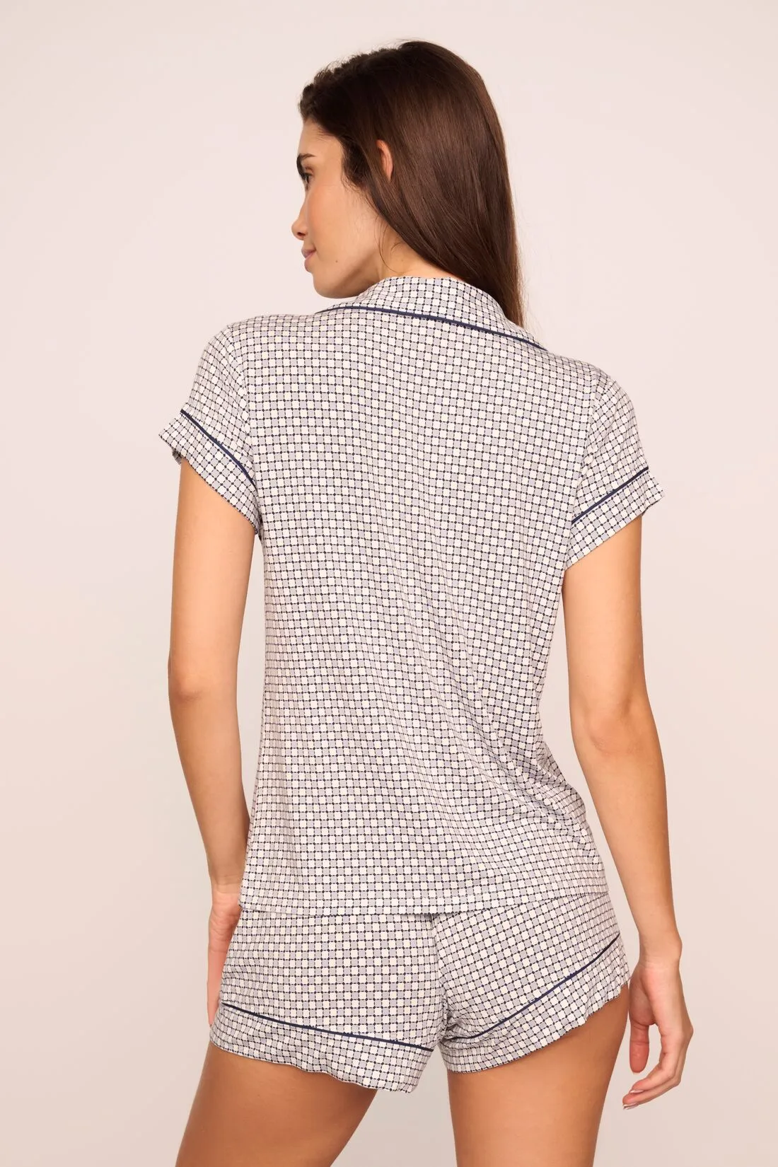 Gisele Printed TENCEL™ Modal Shortie Short PJ Set sold by Eberjey product image thumbnail 3