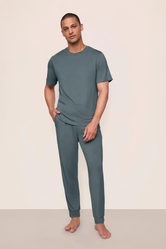 Henry TENCEL™ Modal Short Sleeve & Pant PJ Set sold by Eberjey