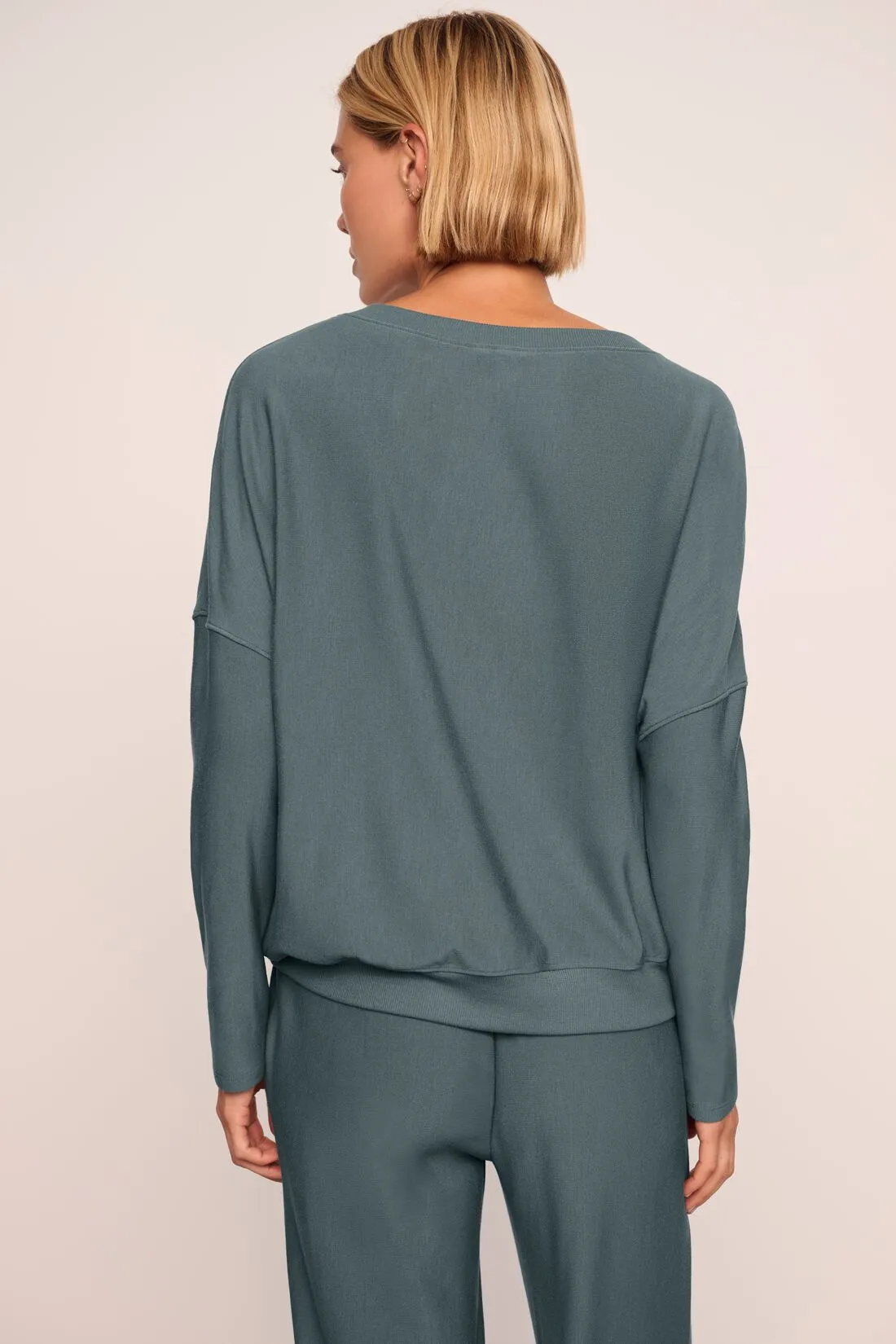 Softest Sweats Boat Neck Pullover sold by Eberjey product image thumbnail 2