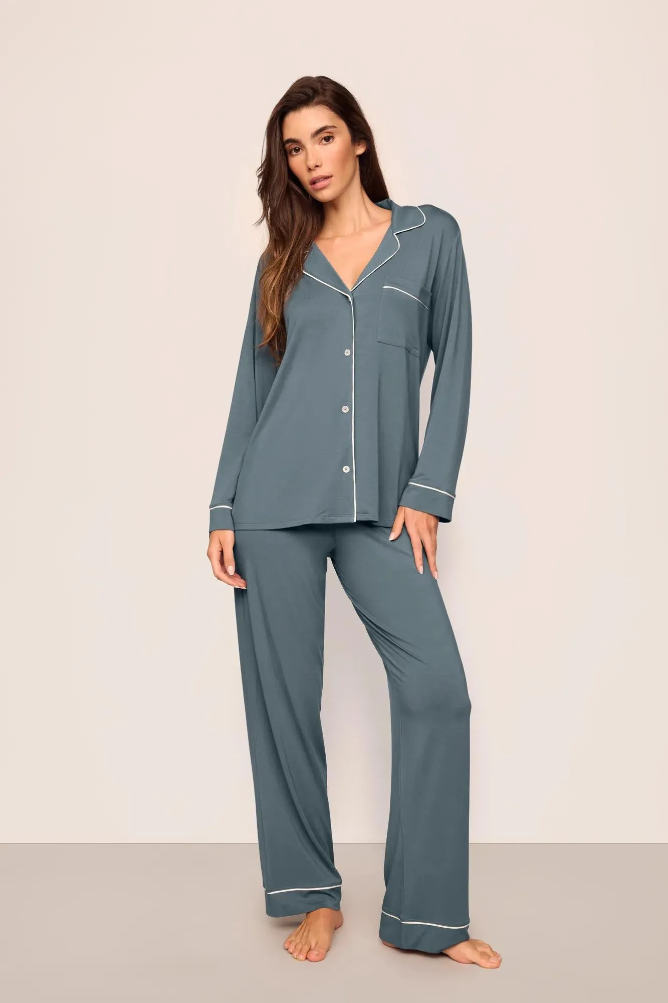 Gisele TENCEL™ Modal Long PJ Set sold by Eberjey