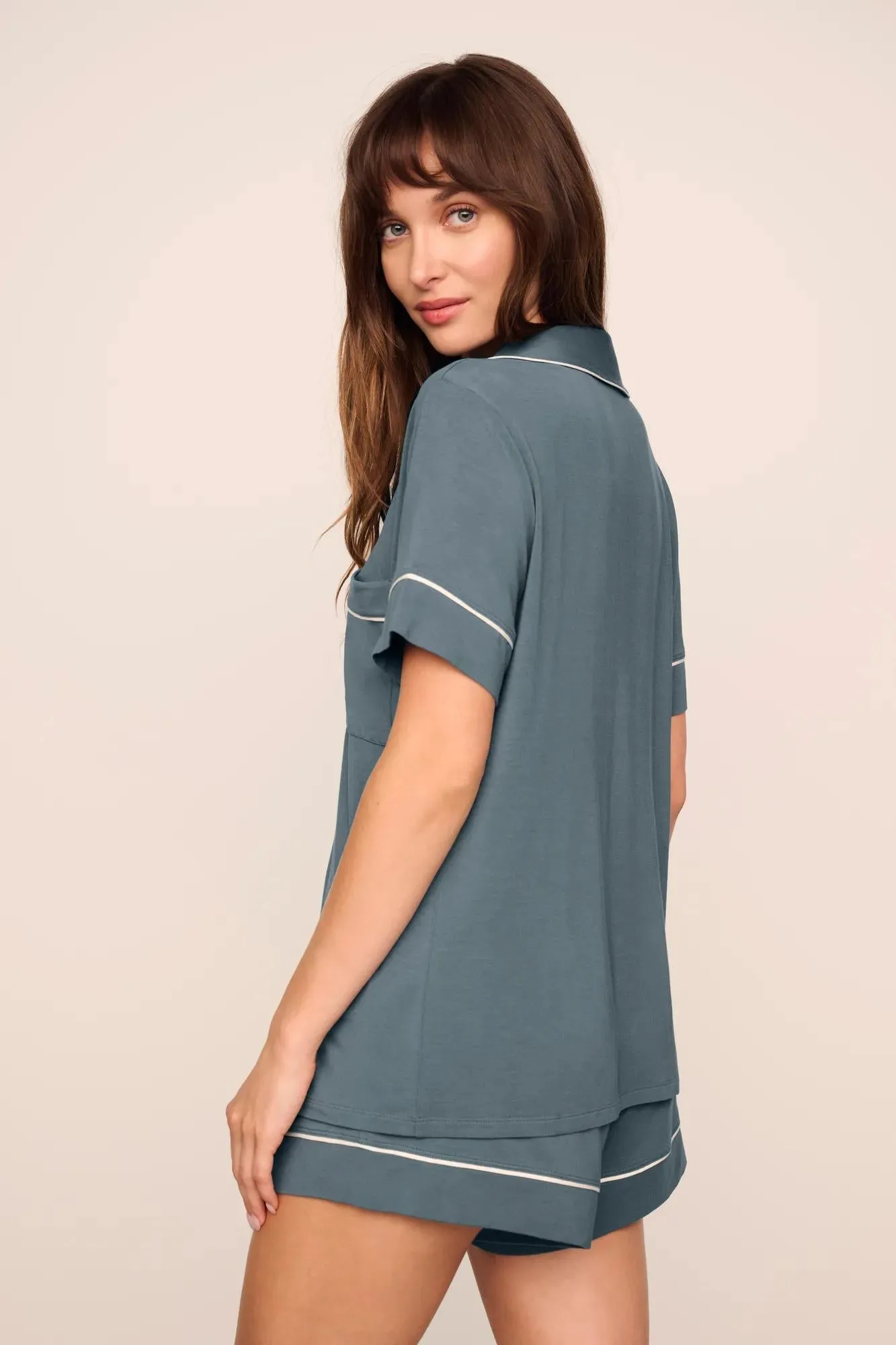 Gisele TENCEL™ Modal Relaxed Short PJ Set sold by Eberjey product image thumbnail 4