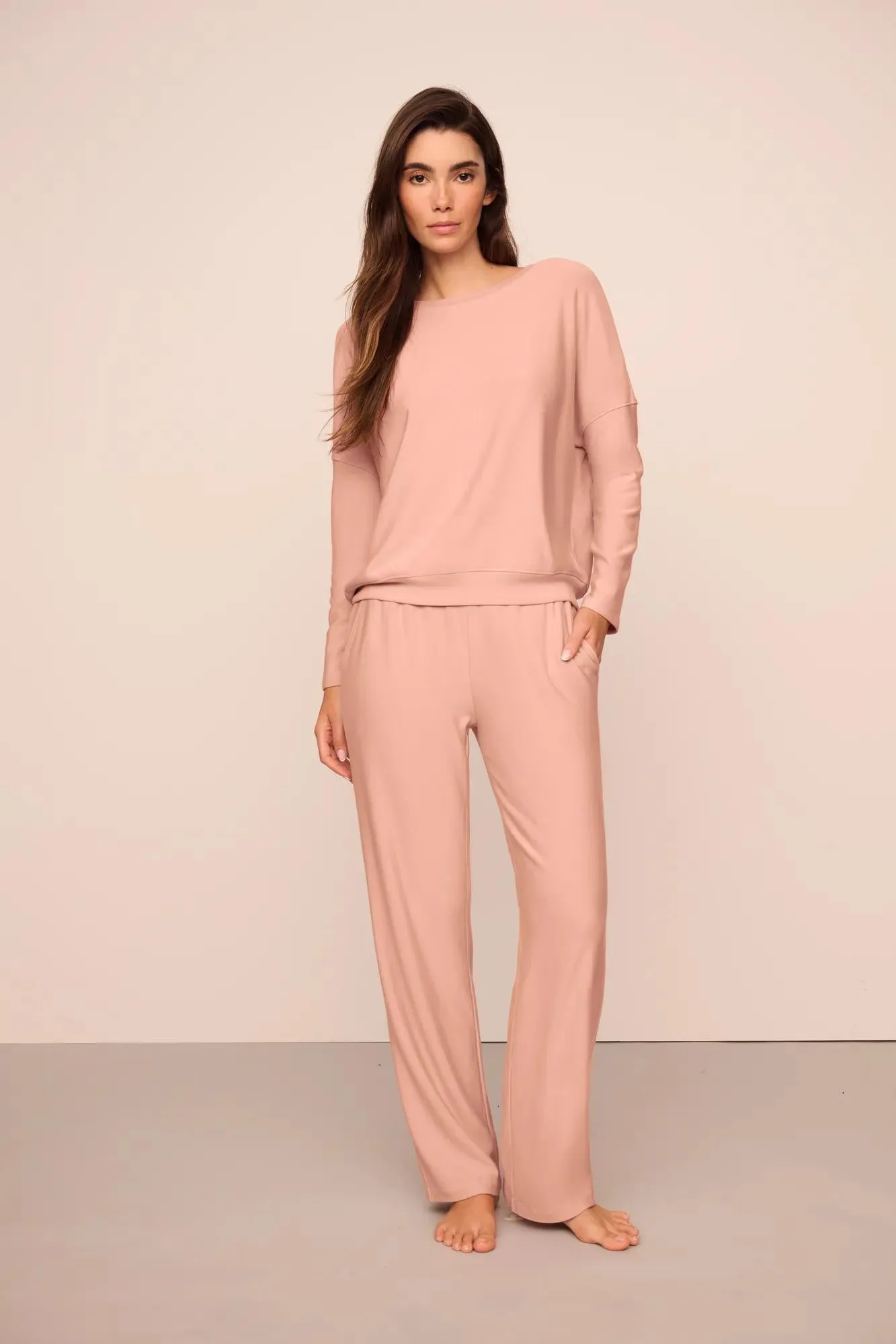 Softest Sweats Boat Neck Pullover sold by Eberjey product image thumbnail 4