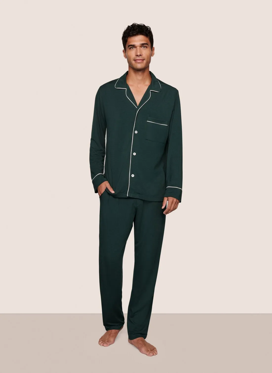 William TENCEL™ Modal Long PJ Set sold by Eberjey