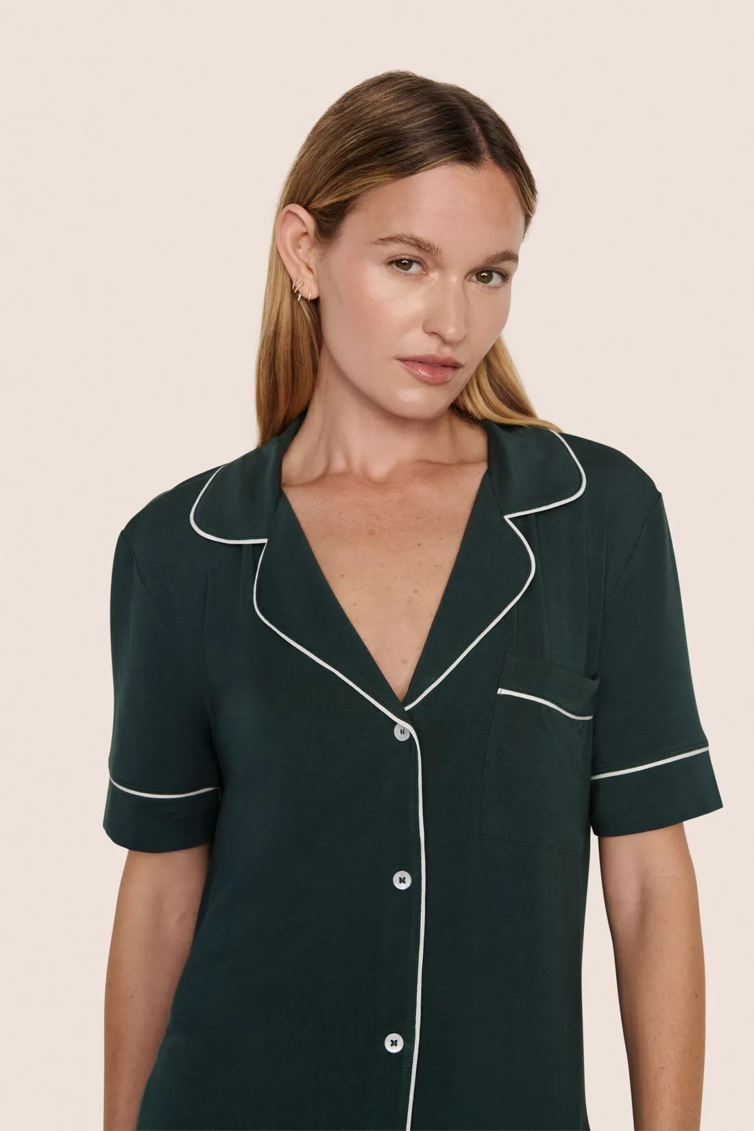 Gisele TENCEL™ Modal Short Sleeve & Pant PJ Set sold by Eberjey product image thumbnail 3