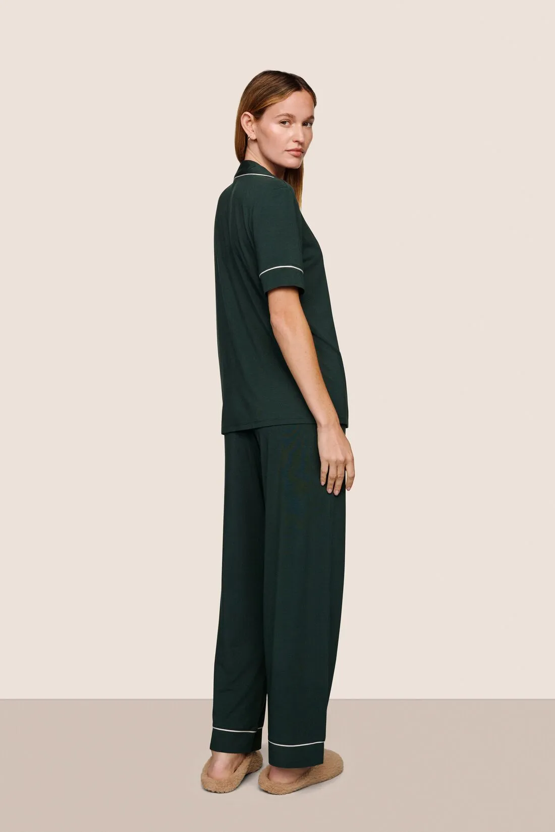 Gisele TENCEL™ Modal Short Sleeve & Pant PJ Set sold by Eberjey product image thumbnail 2