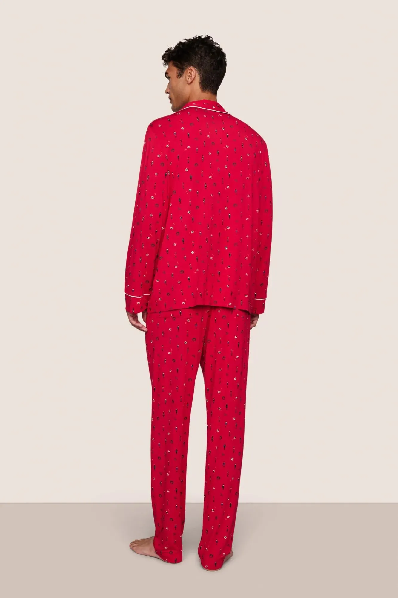 William Printed TENCEL™ Modal Long PJ Set sold by Eberjey product image thumbnail 4