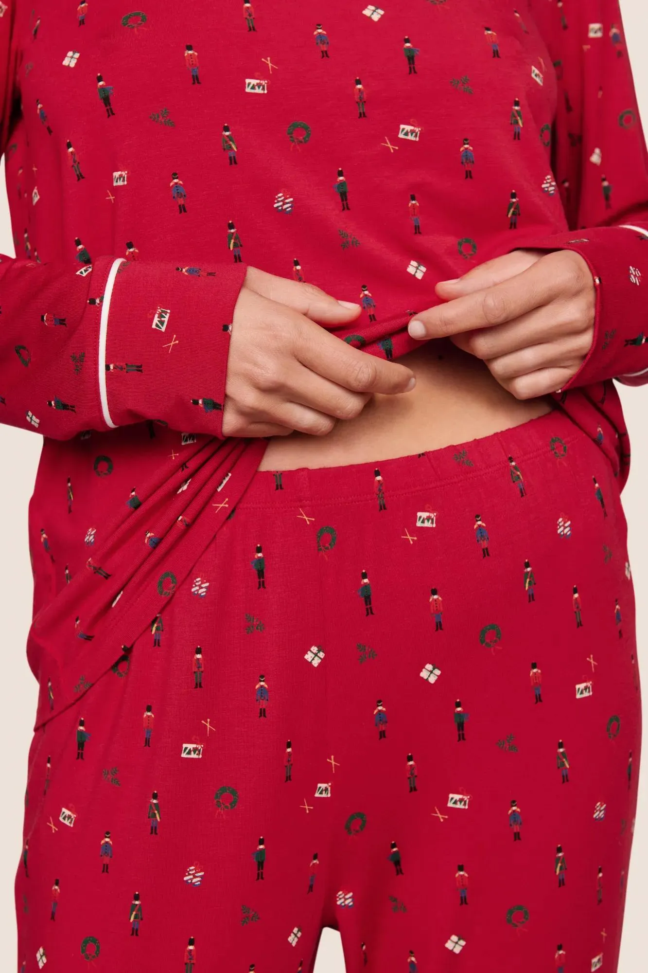 Gisele Printed TENCEL™ Modal Crewneck PJ Set sold by Eberjey product image thumbnail 3