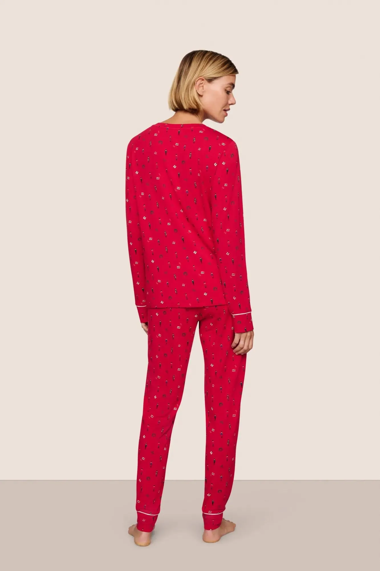 Gisele Printed TENCEL™ Modal Crewneck PJ Set sold by Eberjey product image thumbnail 2