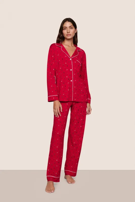 Gisele Printed TENCEL™ Modal Long PJ Set made by Eberjey