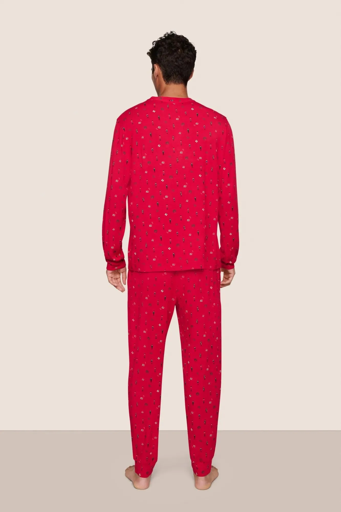 Henry Printed TENCEL™ Modal Long PJ Set sold by Eberjey product image thumbnail 3