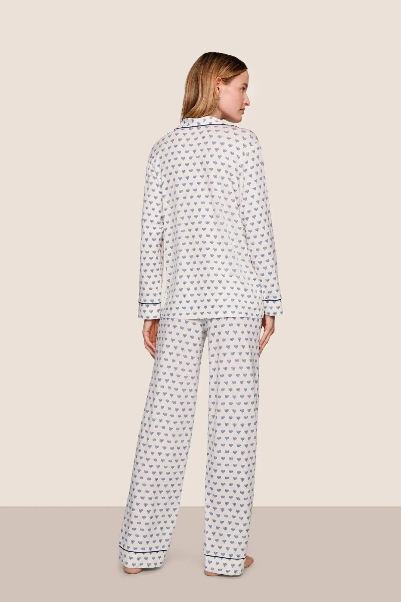Gisele Printed TENCEL™ Modal Long PJ Set sold by Eberjey product image thumbnail 3