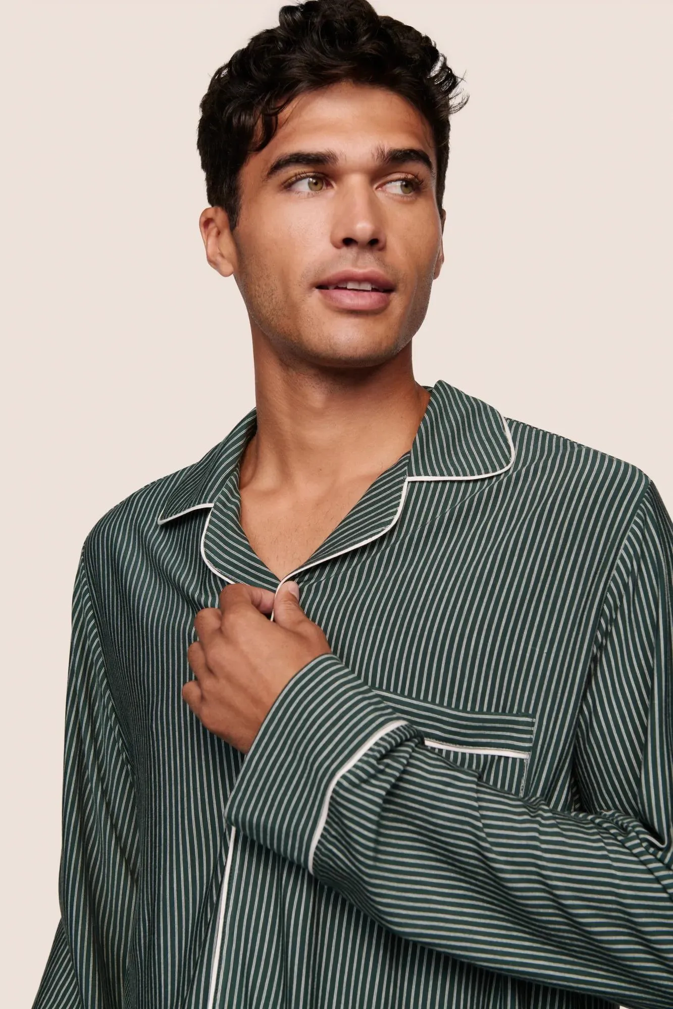William Printed TENCEL™ Modal Long PJ Set sold by Eberjey product image thumbnail 2