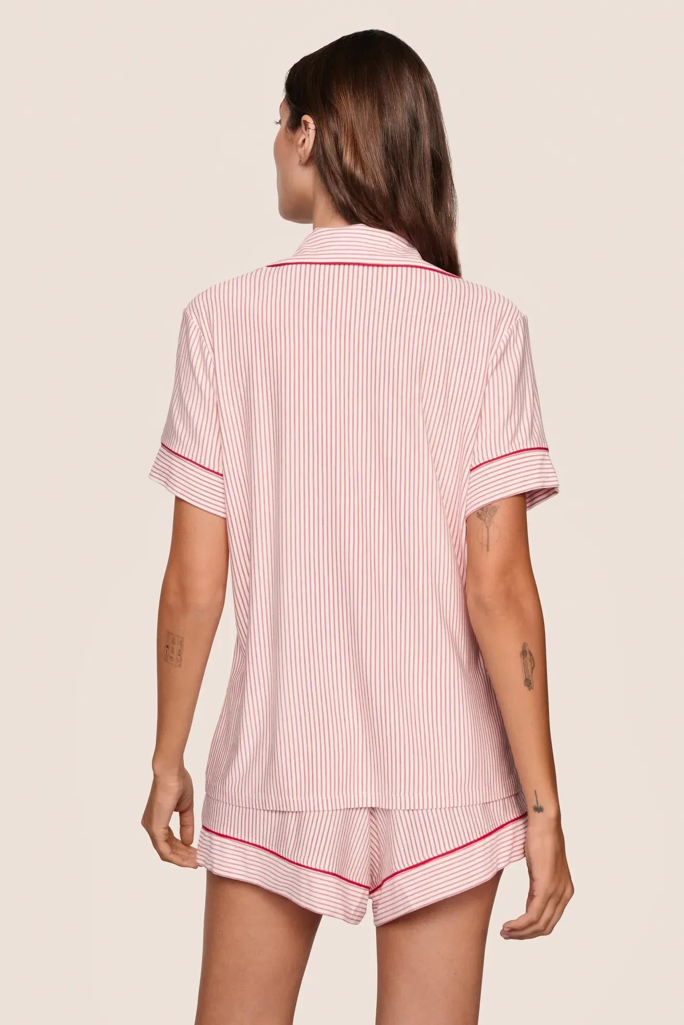 Gisele Printed TENCEL™ Modal Relaxed Short PJ Set sold by Eberjey product image thumbnail 3