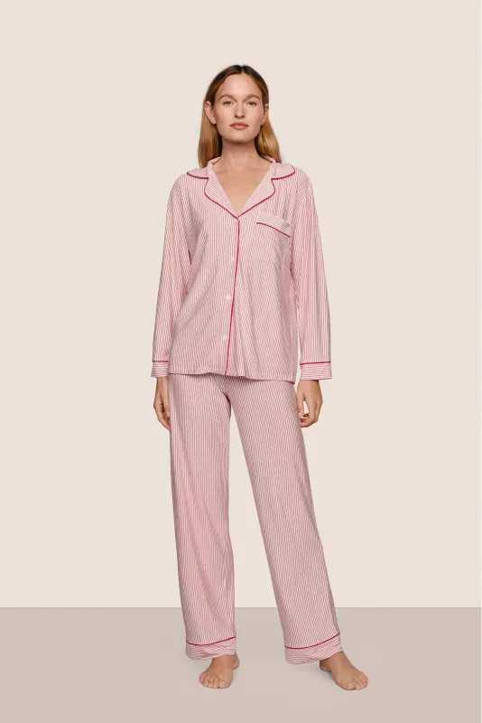 Gisele Printed TENCEL™ Modal Long PJ Set sold by Eberjey