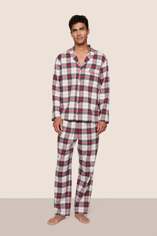 Men's Flannel Long PJ Set sold by Eberjey