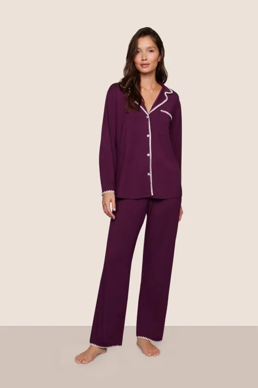 Frida TENCEL™ Modal Long PJ Set sold by Eberjey
