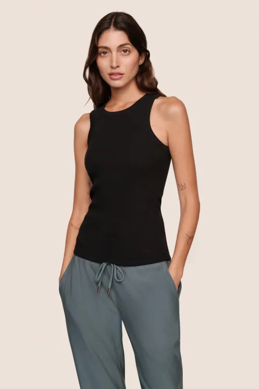 Essential Rib Tank sold by Eberjey