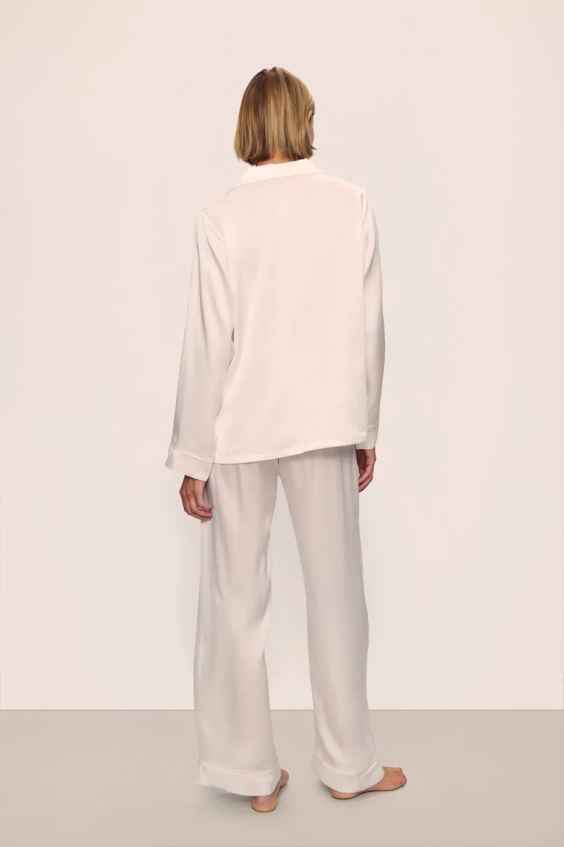 Inez Washable Silk Long PJ Set sold by Eberjey product image thumbnail 2