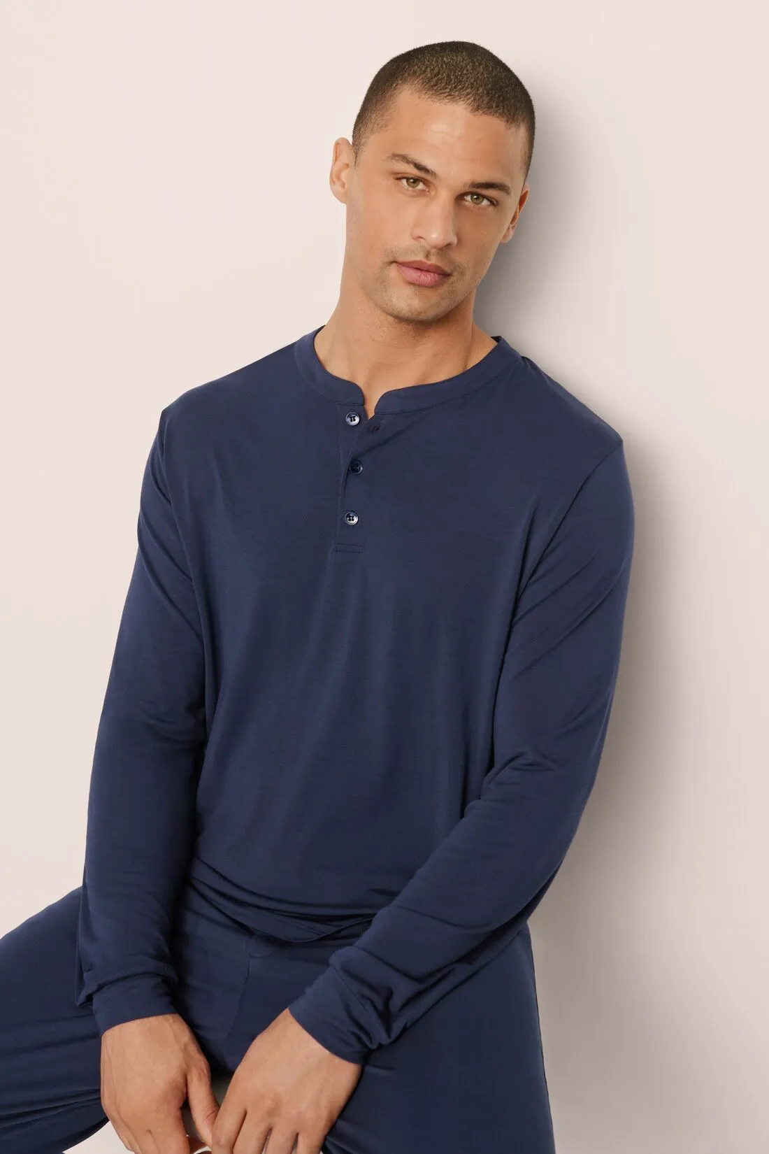 Henry TENCEL™ Modal Long PJ Set sold by Eberjey product image thumbnail 4