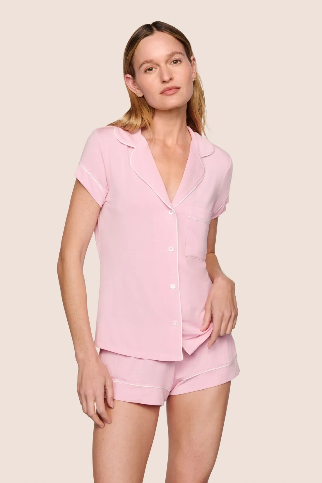 Gisele TENCEL™ Modal Shortie Short PJ Set sold by Eberjey