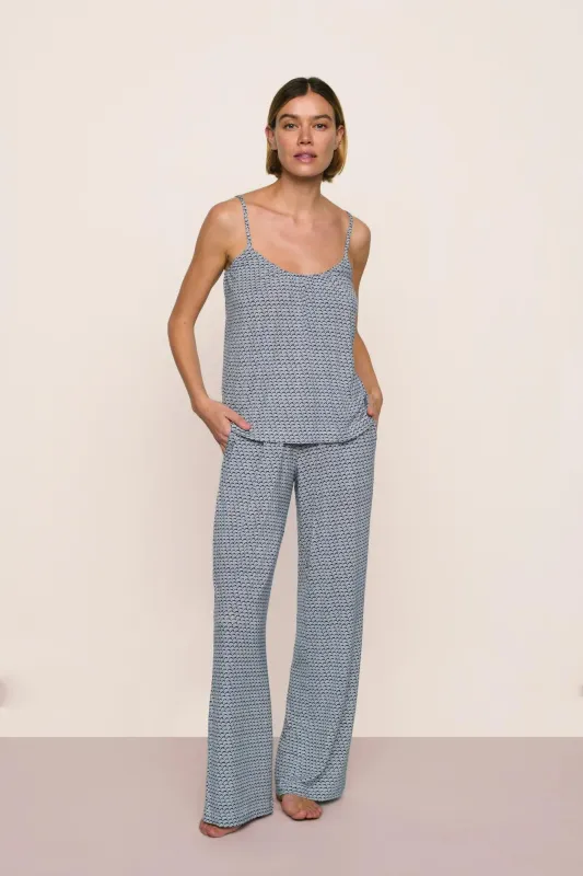 Gisele Printed TENCEL™ Modal Cami & Pant PJ Set made by Eberjey