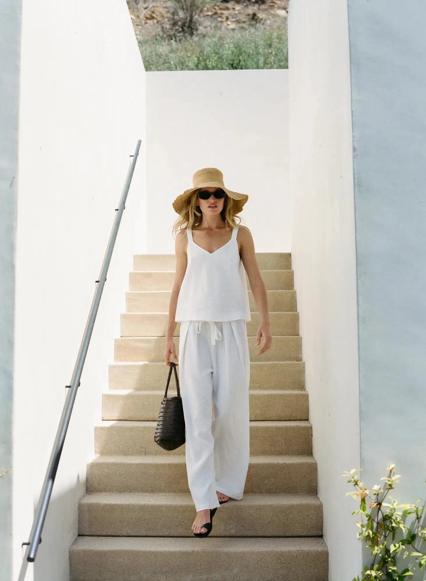 Linen Blend Relaxed Pant sold by Eberjey product image thumbnail 5