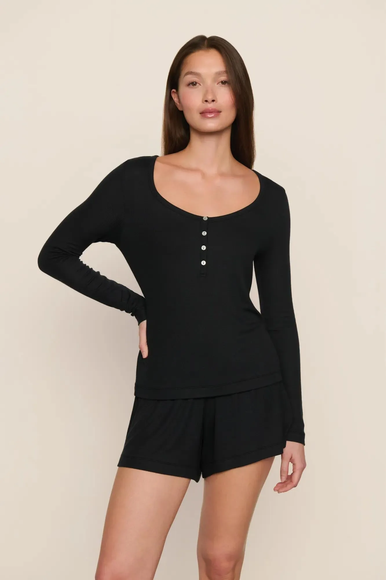 Dream Rib Relaxed Short sold by Eberjey