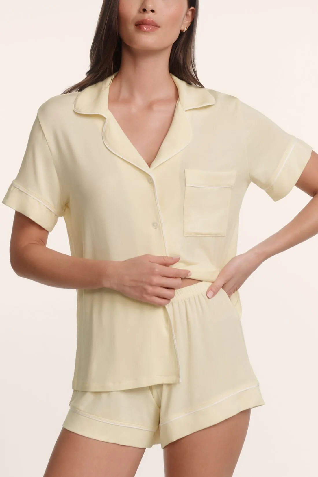 Gisele TENCEL™ Modal Relaxed Short PJ Set sold by Eberjey product image thumbnail 3