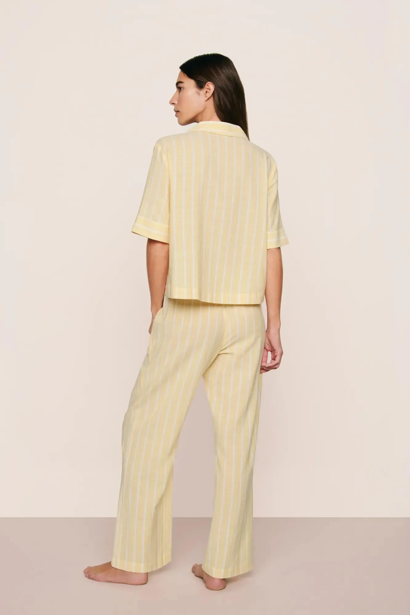 Nautico Relaxed Short Sleeve & Pant PJ Set sold by Eberjey product image thumbnail 2