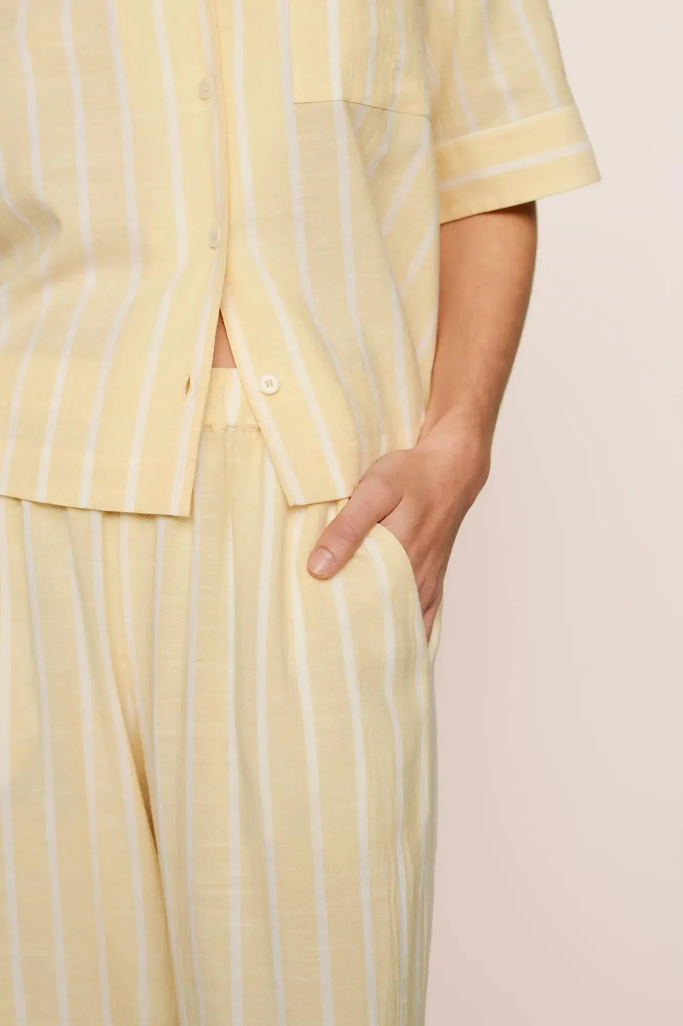 Nautico Relaxed Short Sleeve & Pant PJ Set sold by Eberjey product image thumbnail 4