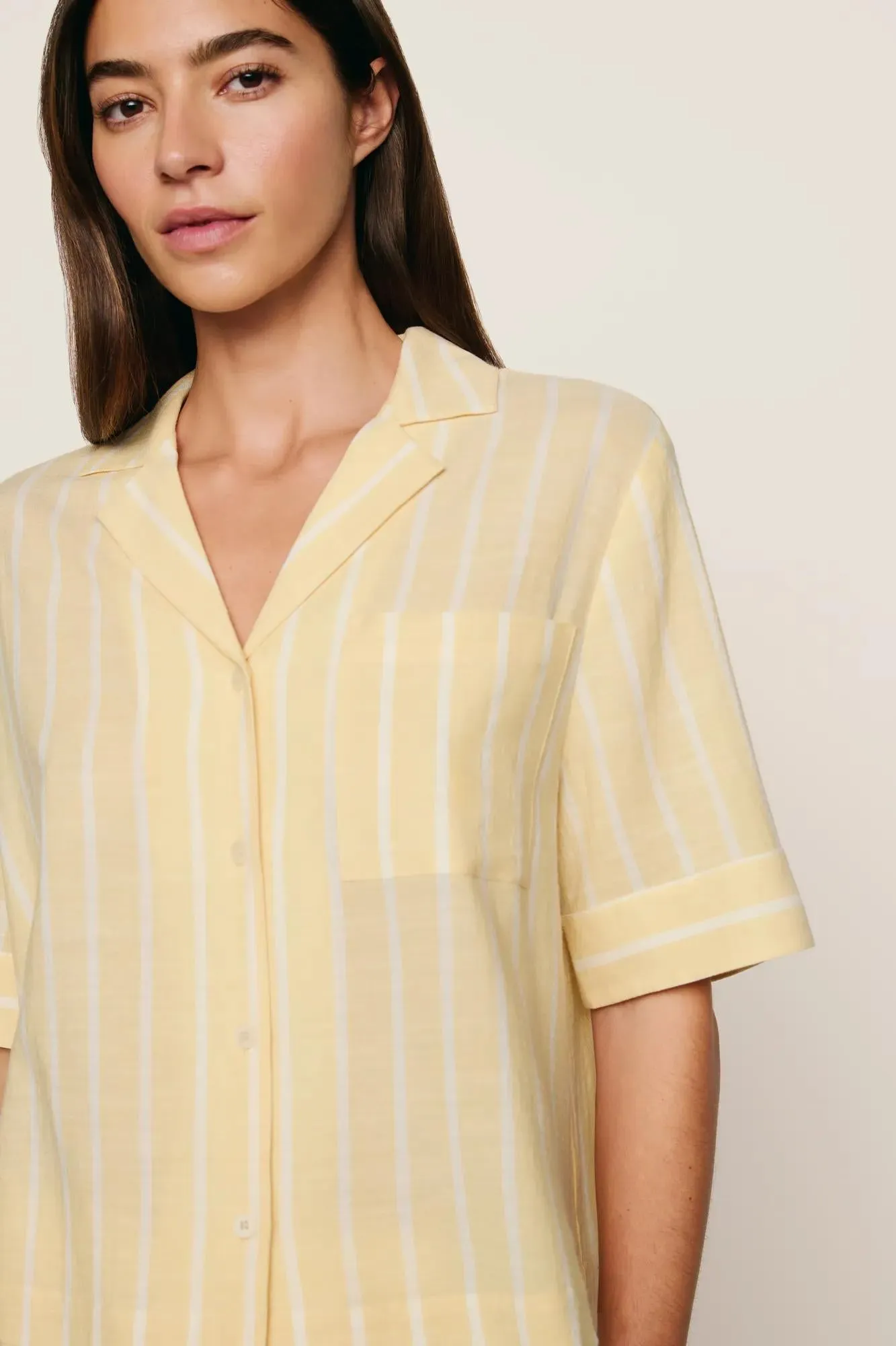 Nautico Relaxed Short Sleeve & Pant PJ Set sold by Eberjey product image thumbnail 3