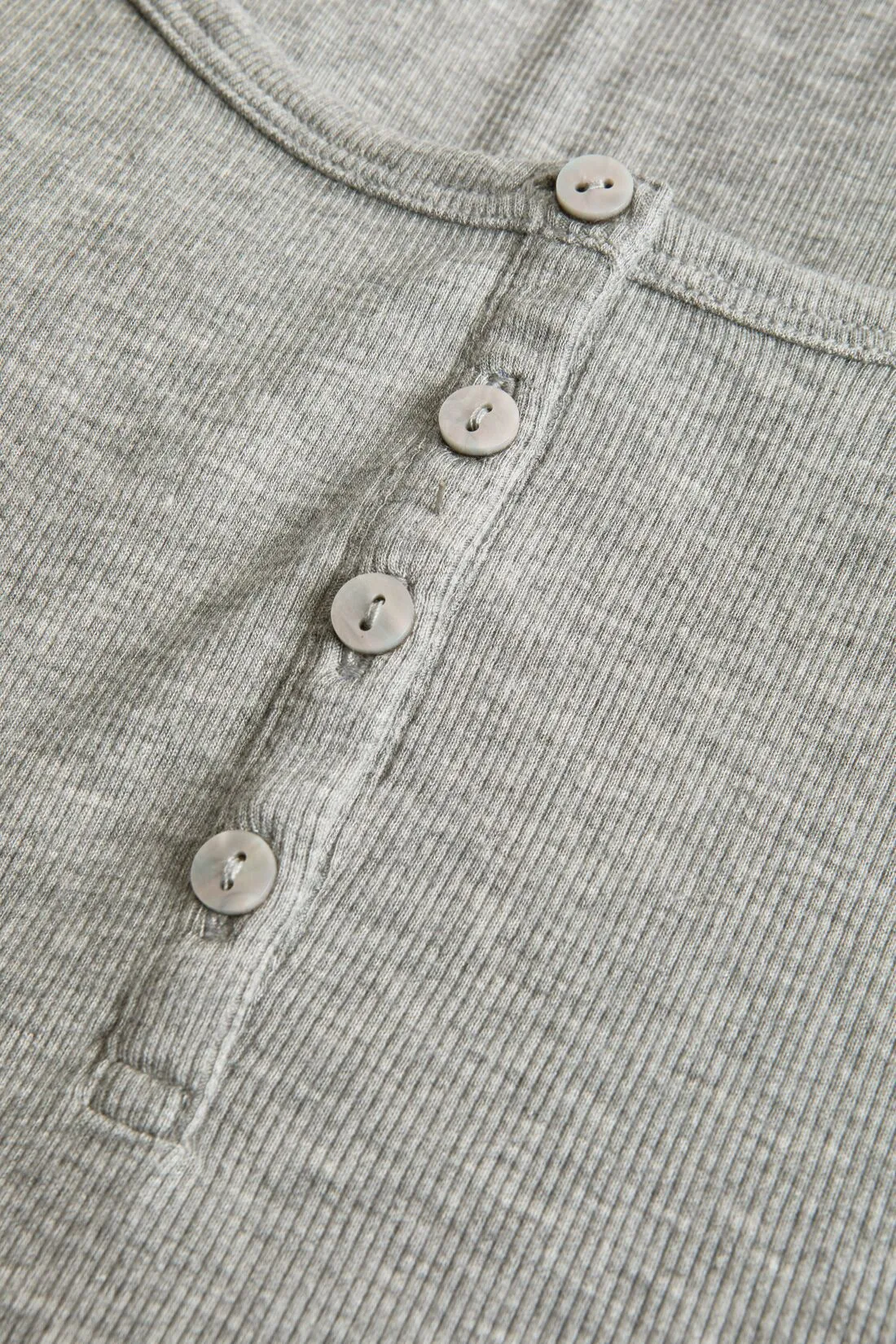 Dream Rib Long Sleeve Henley Tee sold by Eberjey product image thumbnail 4