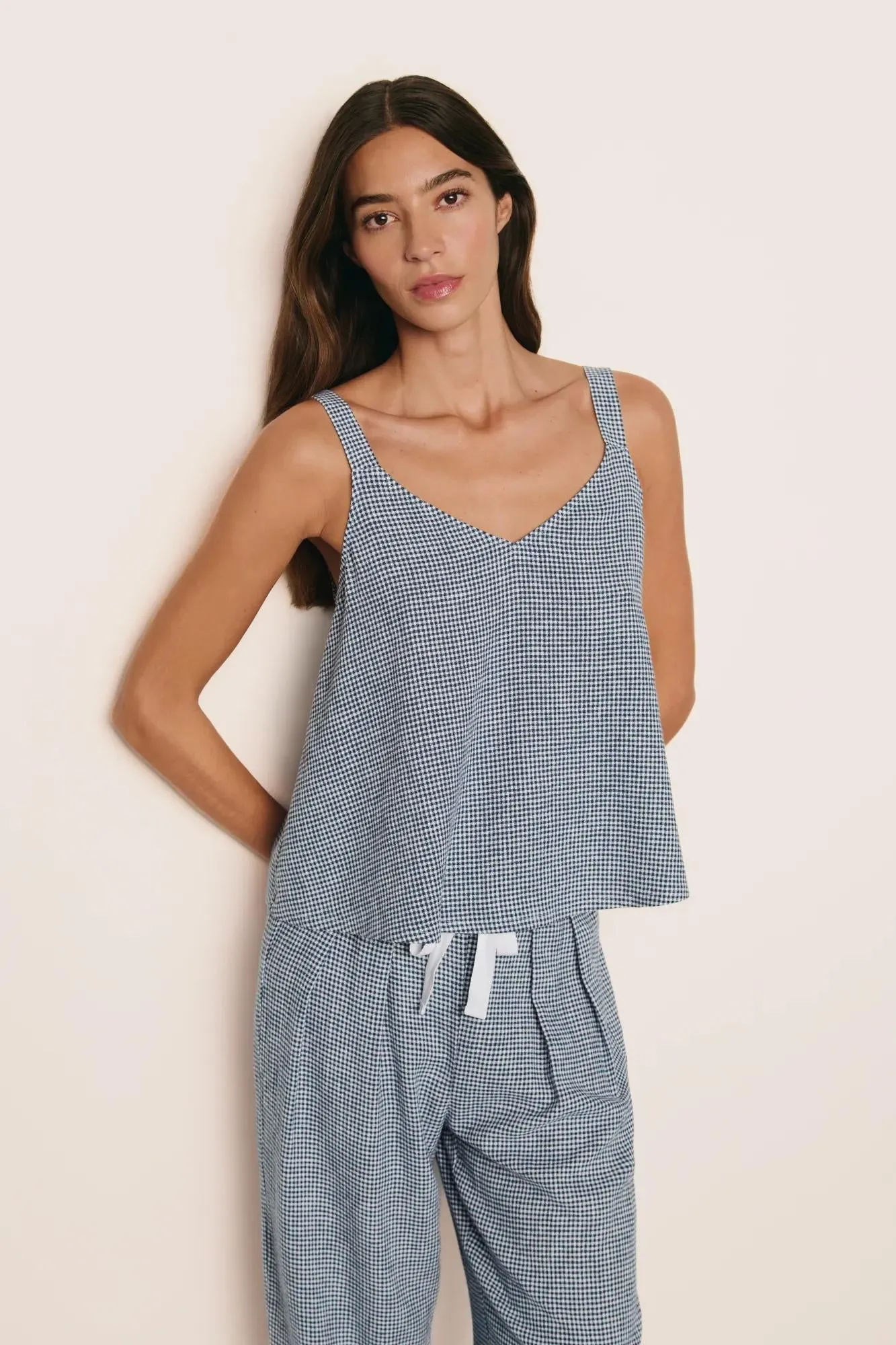 Linen Blend Relaxed Pant sold by Eberjey product image thumbnail 3