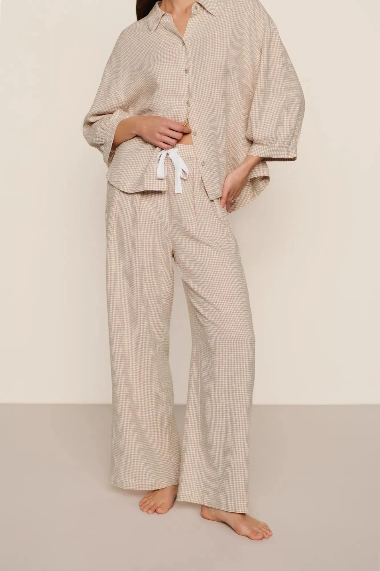 Linen Blend Relaxed Pant sold by Eberjey product image thumbnail 2