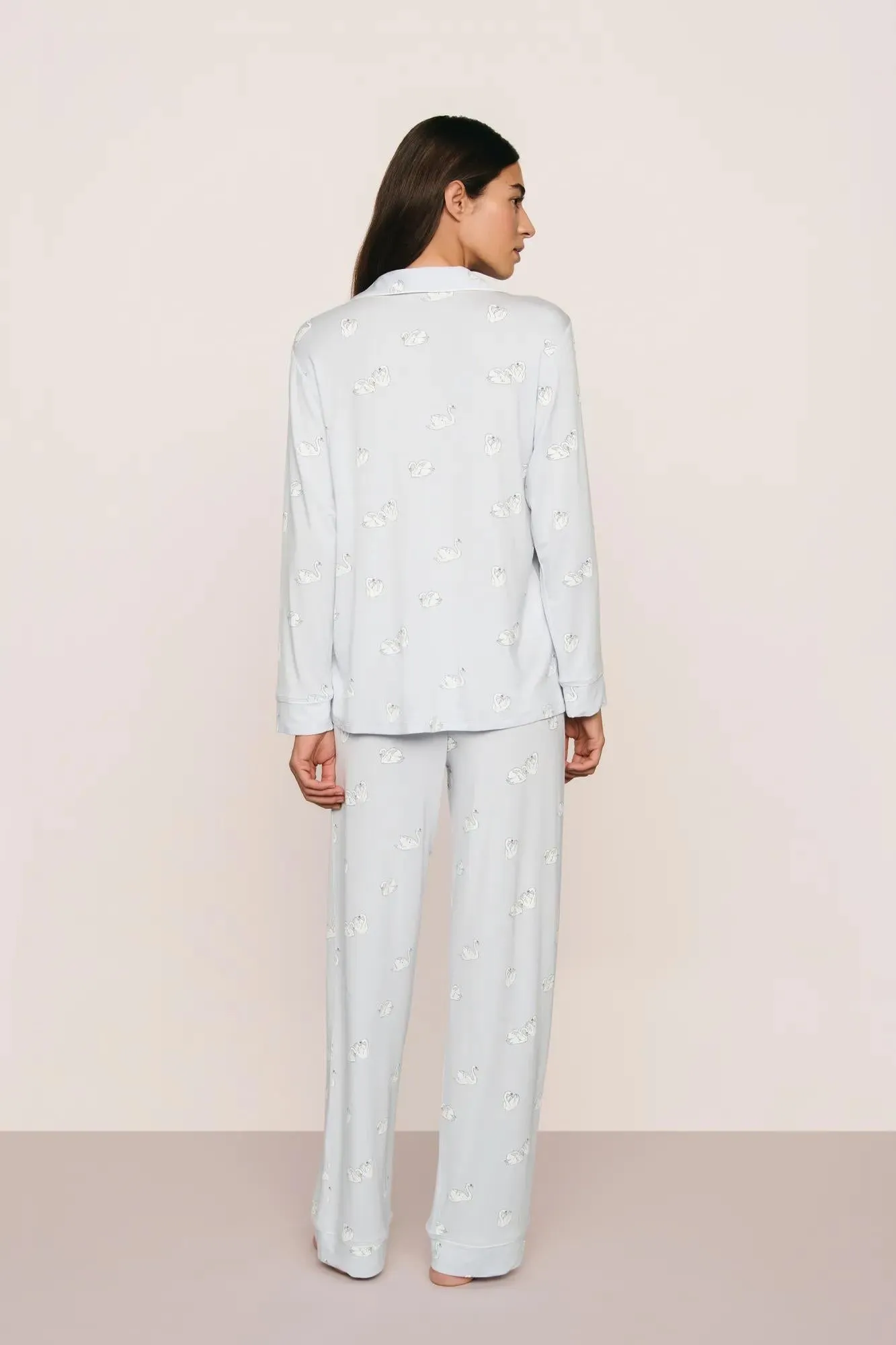 Gisele Printed TENCEL™ Modal Long PJ Set sold by Eberjey product image thumbnail 3